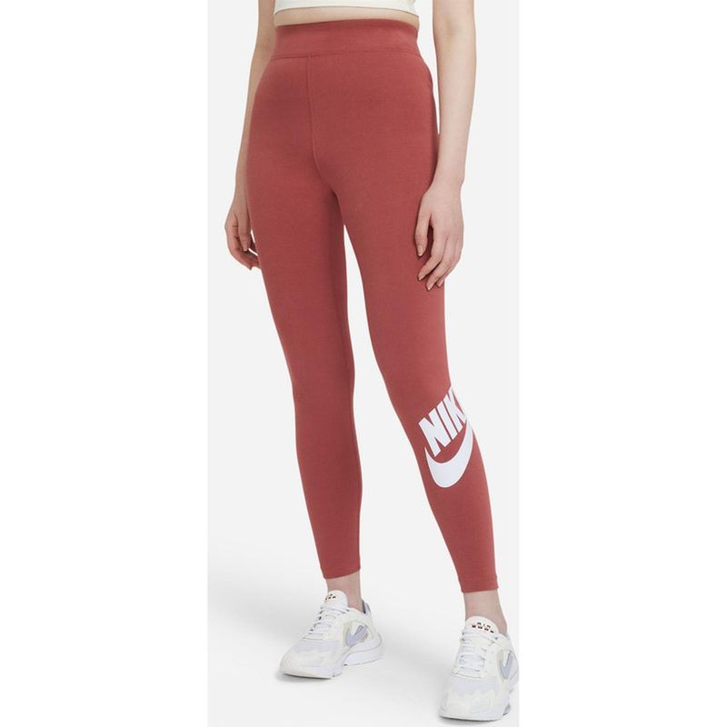 NIKE - Pantalón sudadera Mujer Nike Essntl Lggng Futura Hr - Naranja claro