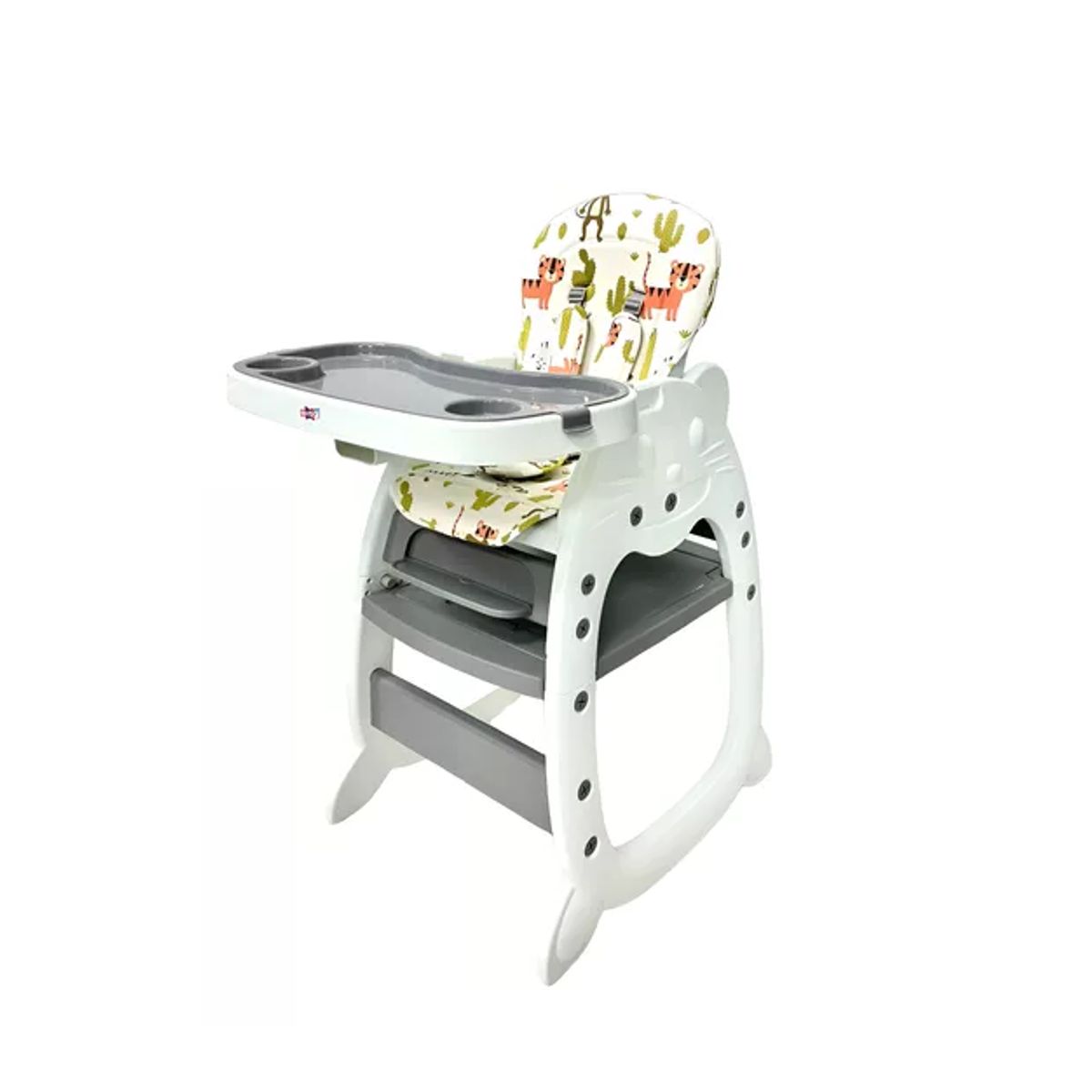 KIDSHOP - Silla Para Comer Bebe Escritorio Para Niños 3 en 1 R-1 Gris
