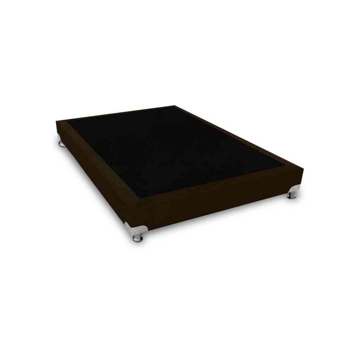 MAGIC CLASS - BASE CAMA BOSTON DE LUJO 120X190 ECOCUERO CAFÉ