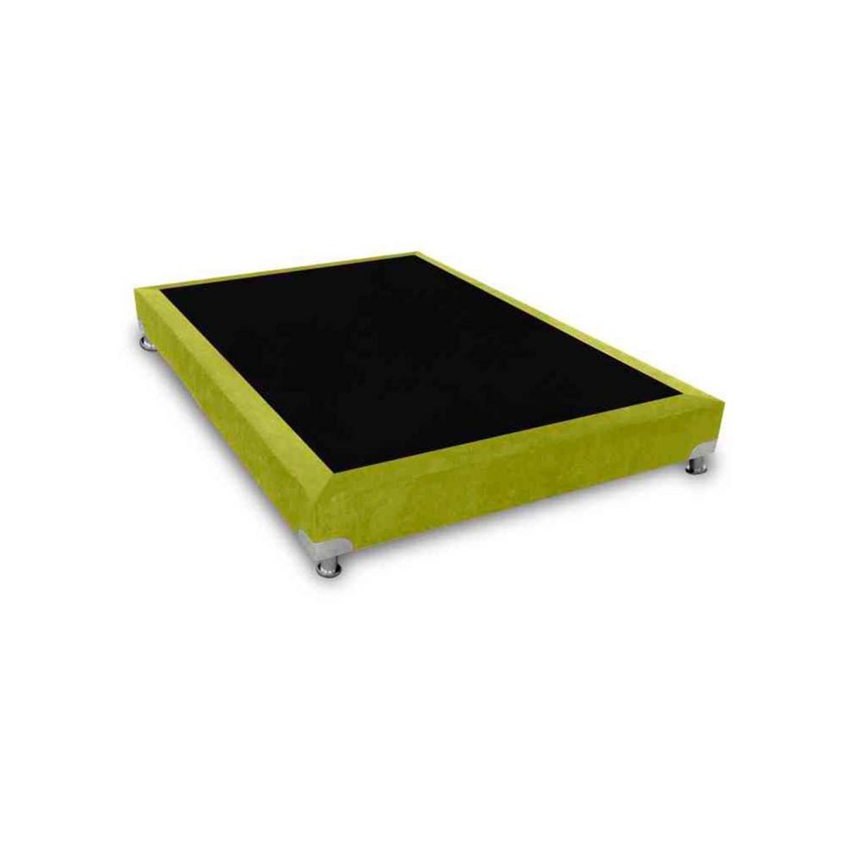 MAGIC CLASS - BASE CAMA BOSTON DE LUJO 120X190 MICROFIBRA VERDE