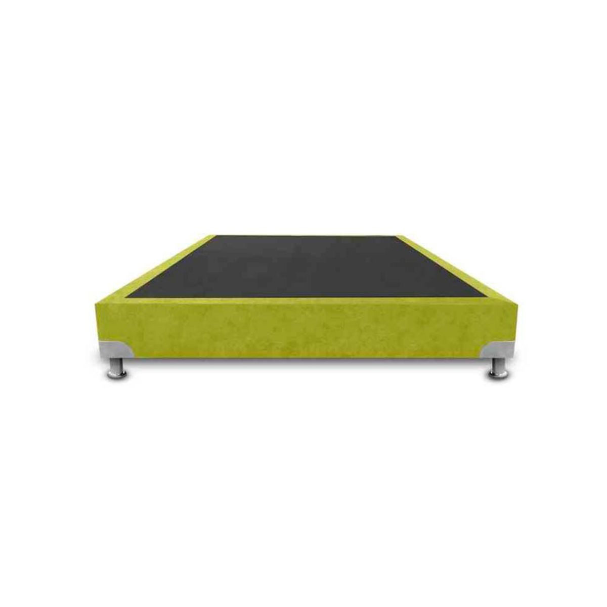MAGIC CLASS - BASE CAMA BOSTON DE LUJO 120X190 MICROFIBRA VERDE