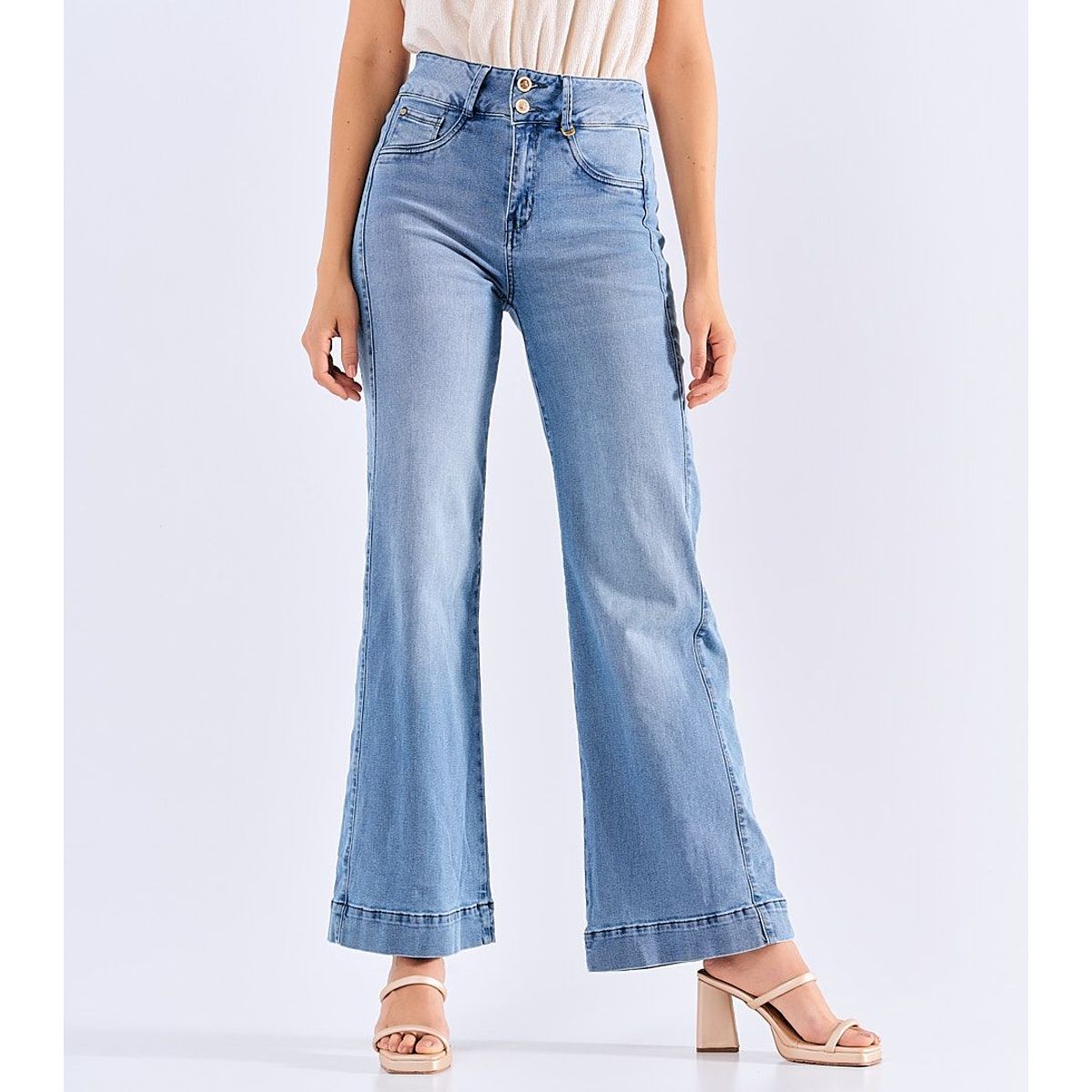 DEREK - Jean Para Mujer Bota Bell Con Proceso  Derek