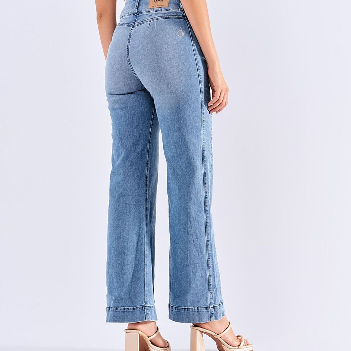 DEREK - Jean Para Mujer Bota Bell Con Proceso  Derek