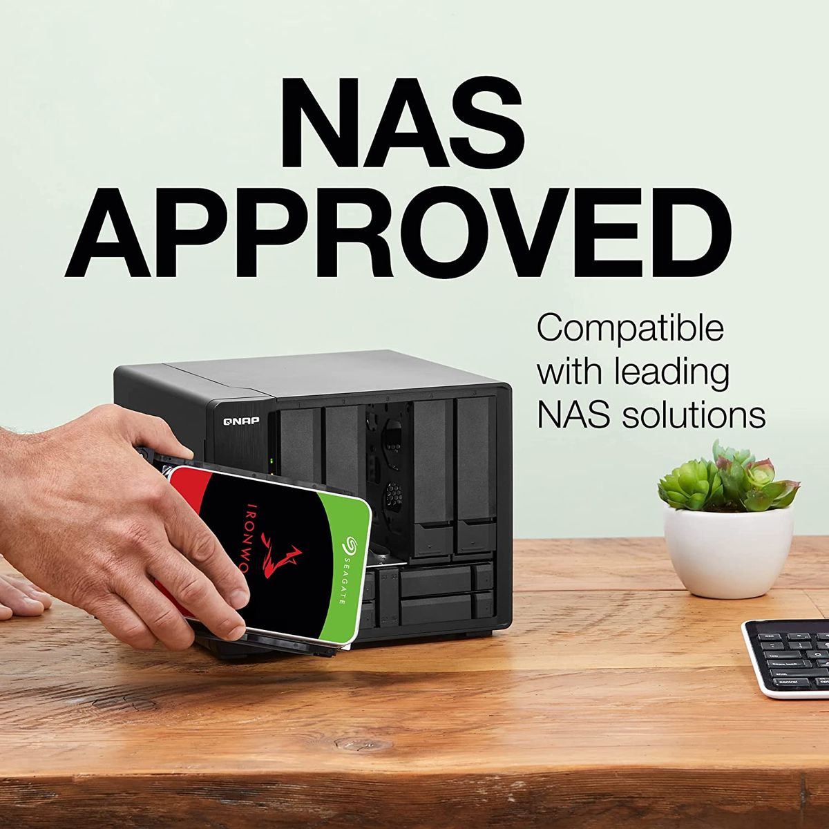 SEAGATE - Disco Interno Seagate Ironwolf Hdd 3.5 Pulgadas 8TB NAS