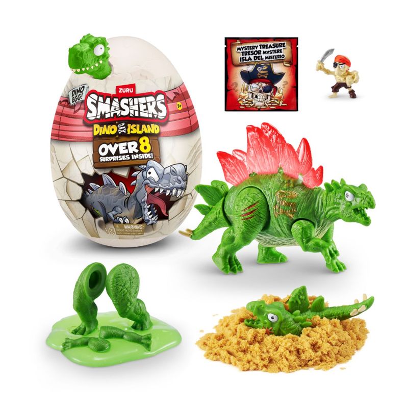 ZURU - Dinosaurio Sorpresa Smashers Dino Island Mediano