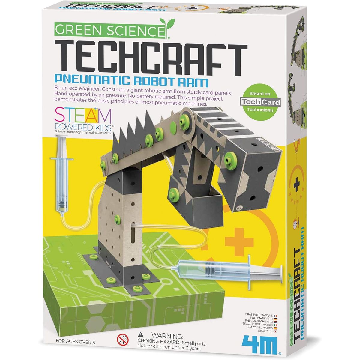 4M - Experimento De Juguete Brazo Hidráulico Stem Niños Niñas