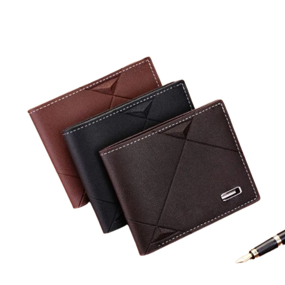GENERICO - Billetera Cartera Multitarjeta Para Hombre De Moda Suave