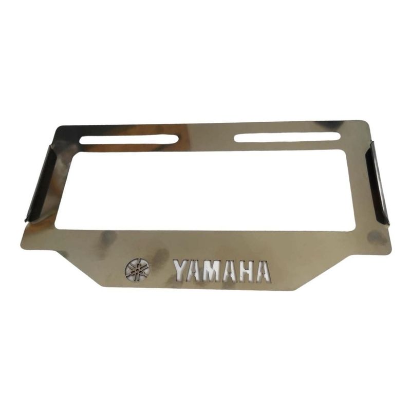 GENERICO - Portaplaca Moto Protector De Placa Yamaha