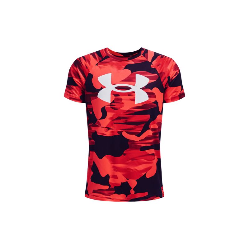 UNDER ARMOUR - Camiseta Niño Under Armour TECH BL PRINTED S Rojo UNDER ARMOUR