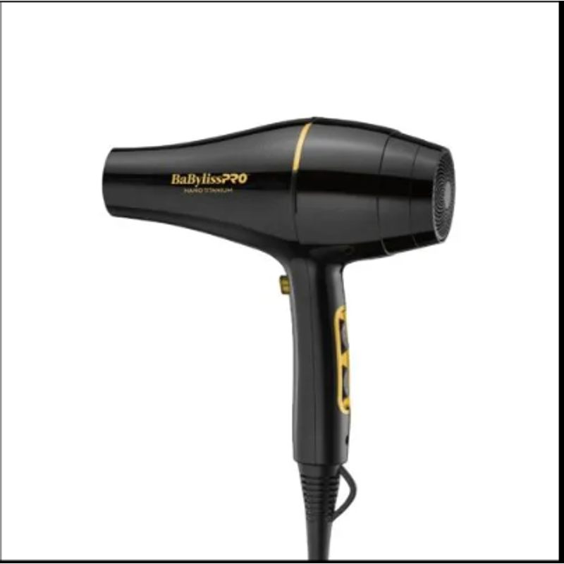 BABYLISS - Secador Babyliss Pro Black Gold Nano Titanium 2000W Color BlackGold