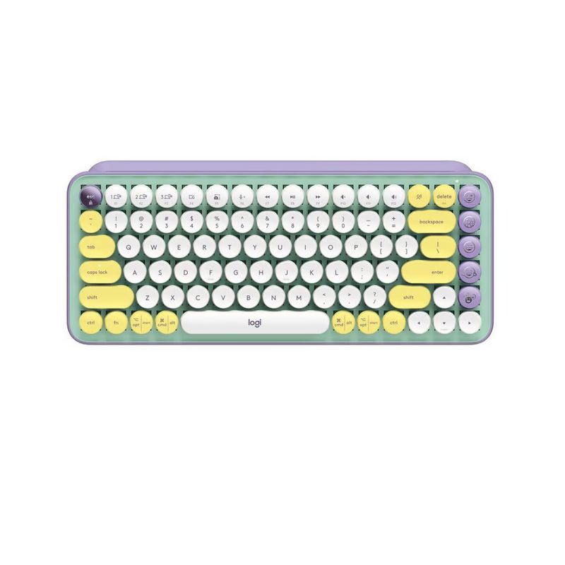 LOGITECH - Teclado bluetooth Logitech Pop Keys QWERTY Logitech Brown color daydream