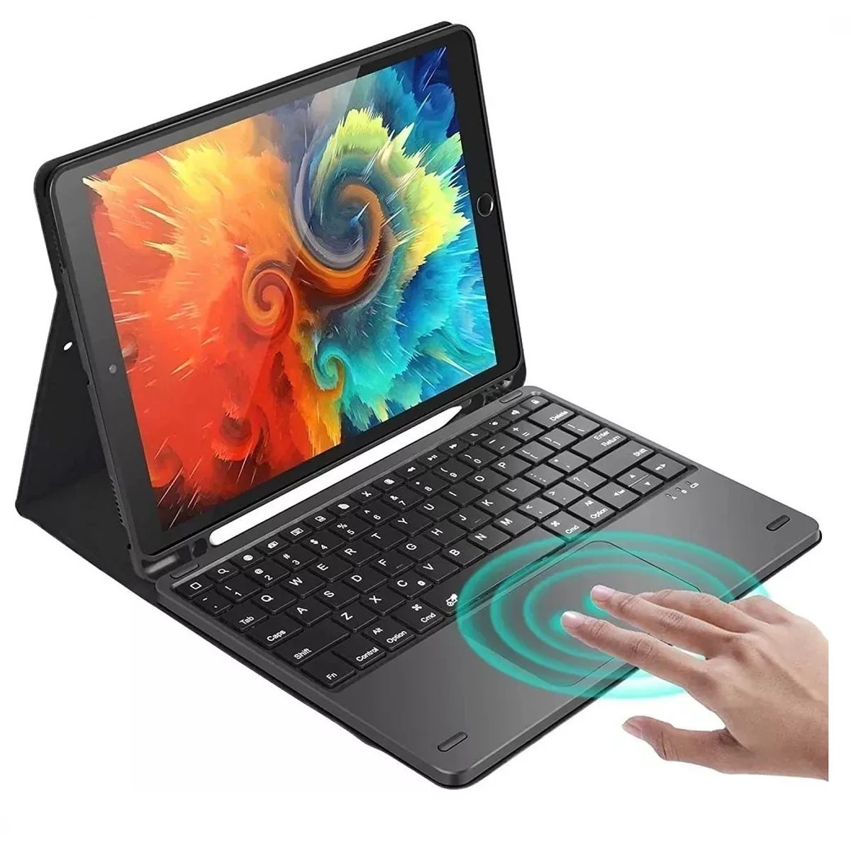 GENERICO - Forro Estuche teclado bluetooth + trackpad Para Samsung Tab A9 Plus