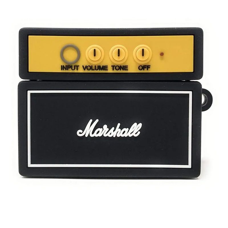 GENERICO - AirPodsPro Marshall Apple Case Funda Protectora Forro Estuche Silicona