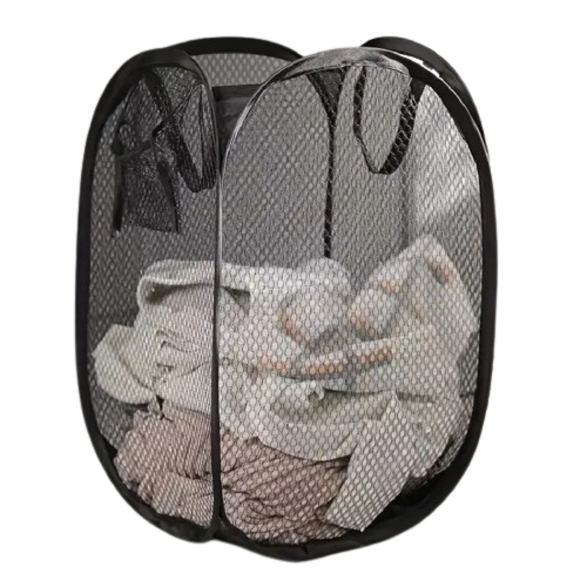 GENERICO - Cesta De Lavandería De Malla Almacenamiento De Ropa Sucia