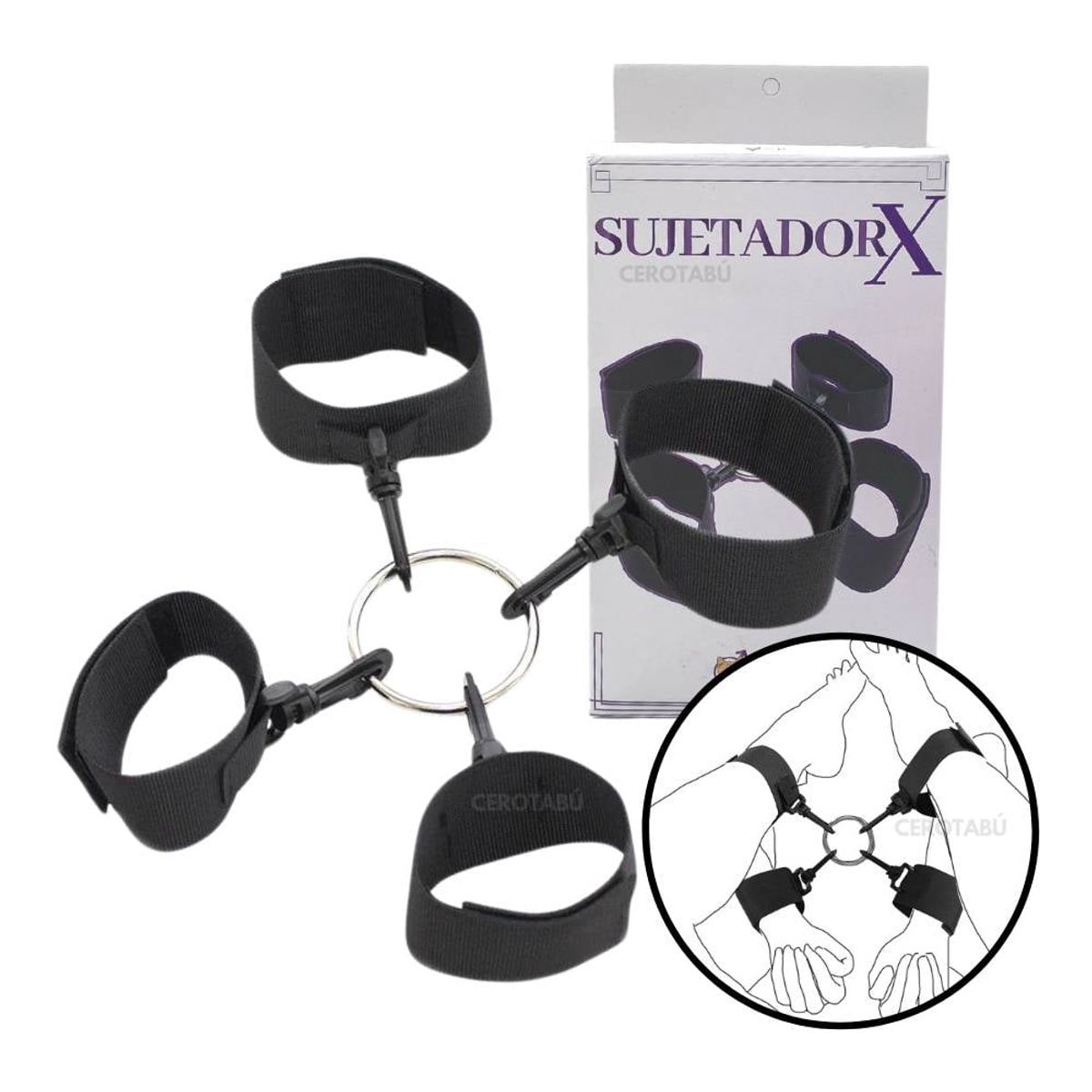 GENERICO - Sometedor BDSM Inmovilizador Sexual CRUZ Bondage