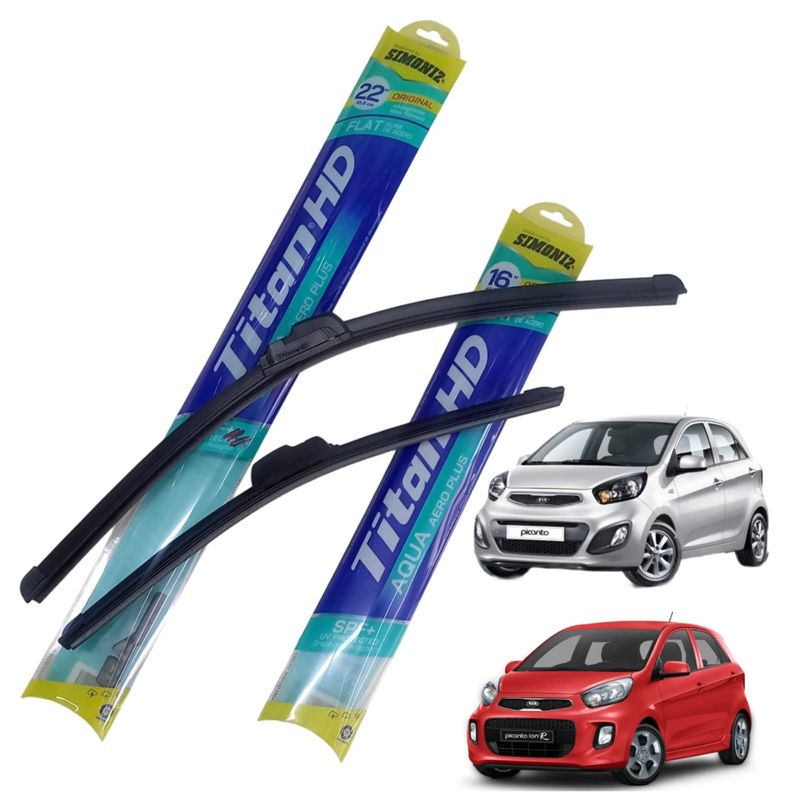 TITAN - Kit Plumillas Titan Aqua Para Kia Picanto Ion
