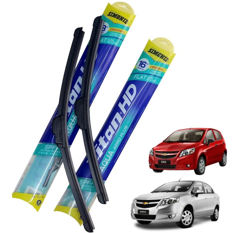 TITAN - Kit Plumillas Titan Aqua Para Chevrolet Sail
