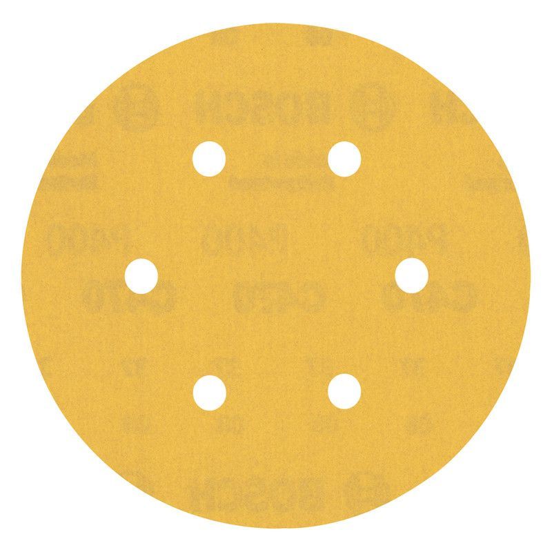 BOSCH - DISCO LIJA C470 6" G400 5PZS MADERA/PINTUÑA EXPERT