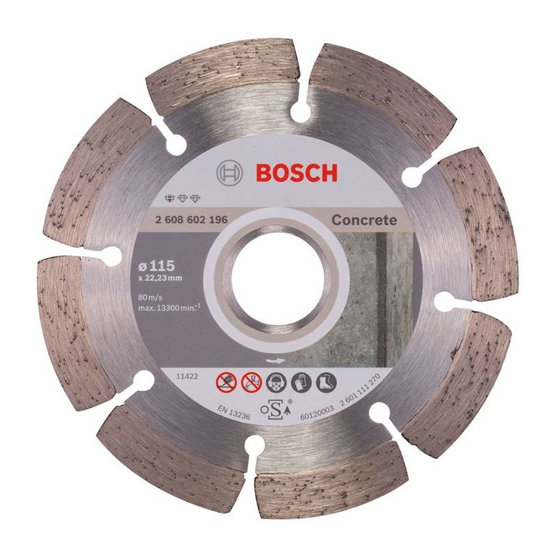 BOSCH - DISCO DIAMANTADO SEGMENTADO 4.1/2"STANDARD CONCRET