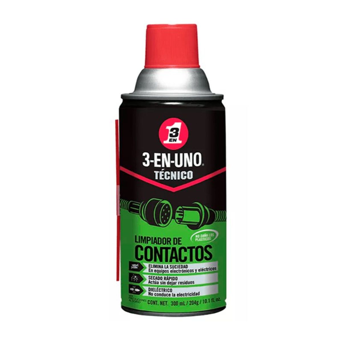 3 EN UNO - LIMPIADOR DE CONTACTOS 10OZ DIELECTRICO 300ML