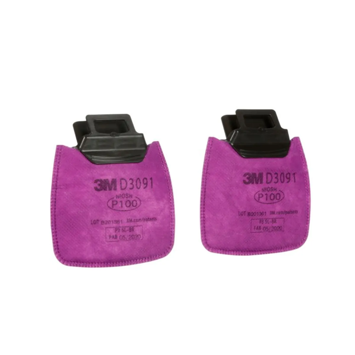 3M - FILTRO P100 PARA PARTICULAS SECURE CLICK D3091 PAR