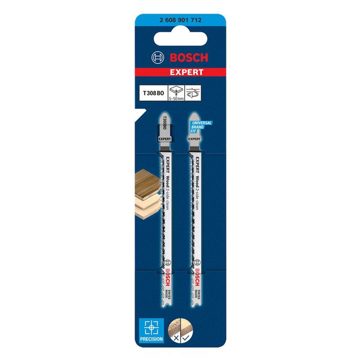 BOSCH - SEGUETA CALADORA MADERA CORTE CUR T101AO 3PZ EXPER
