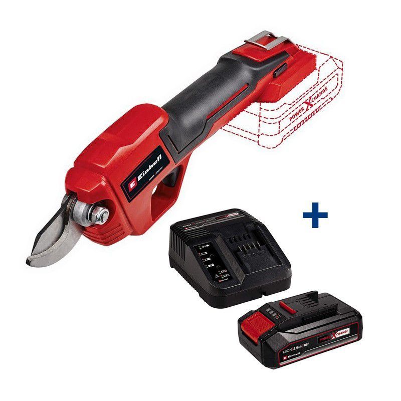 EINHELL - TIJERA PARA PODAR 18V+STARTER KIT 2-5AH