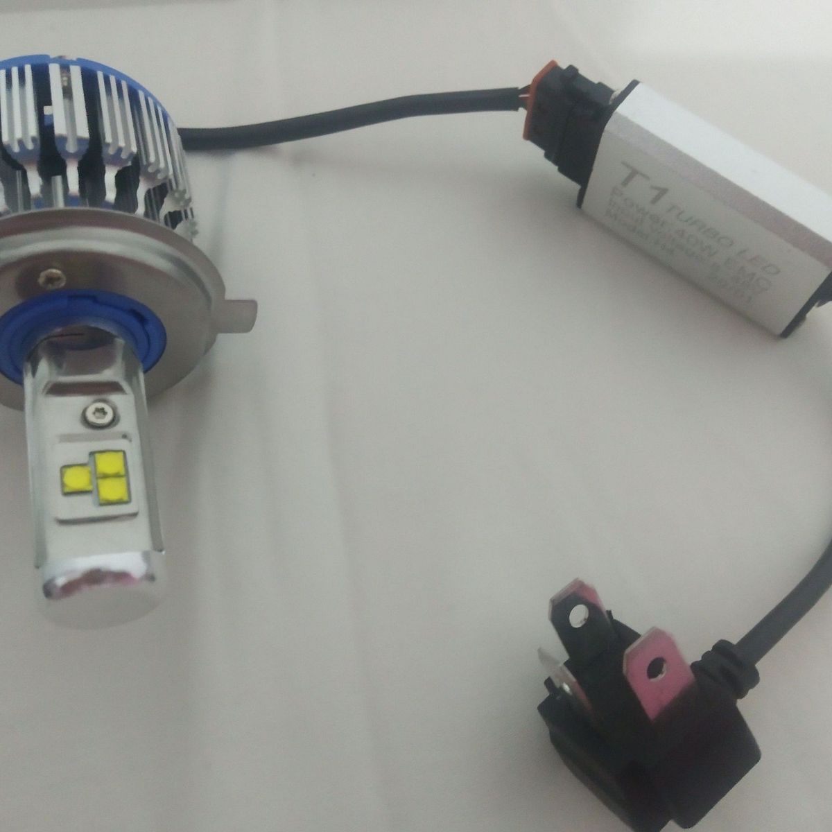 TURBO MAX - Bombillo turbo led h4 16000lumens con regulador y ventilador