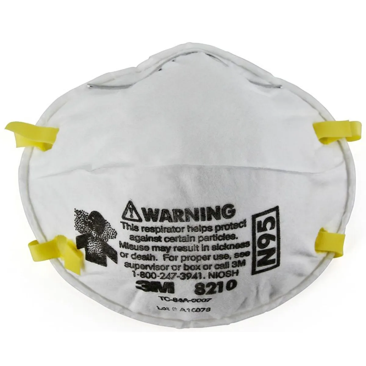 3M - MASCARILLA MATERIAL PARTICULADO 8210 3M (2 UNDS)