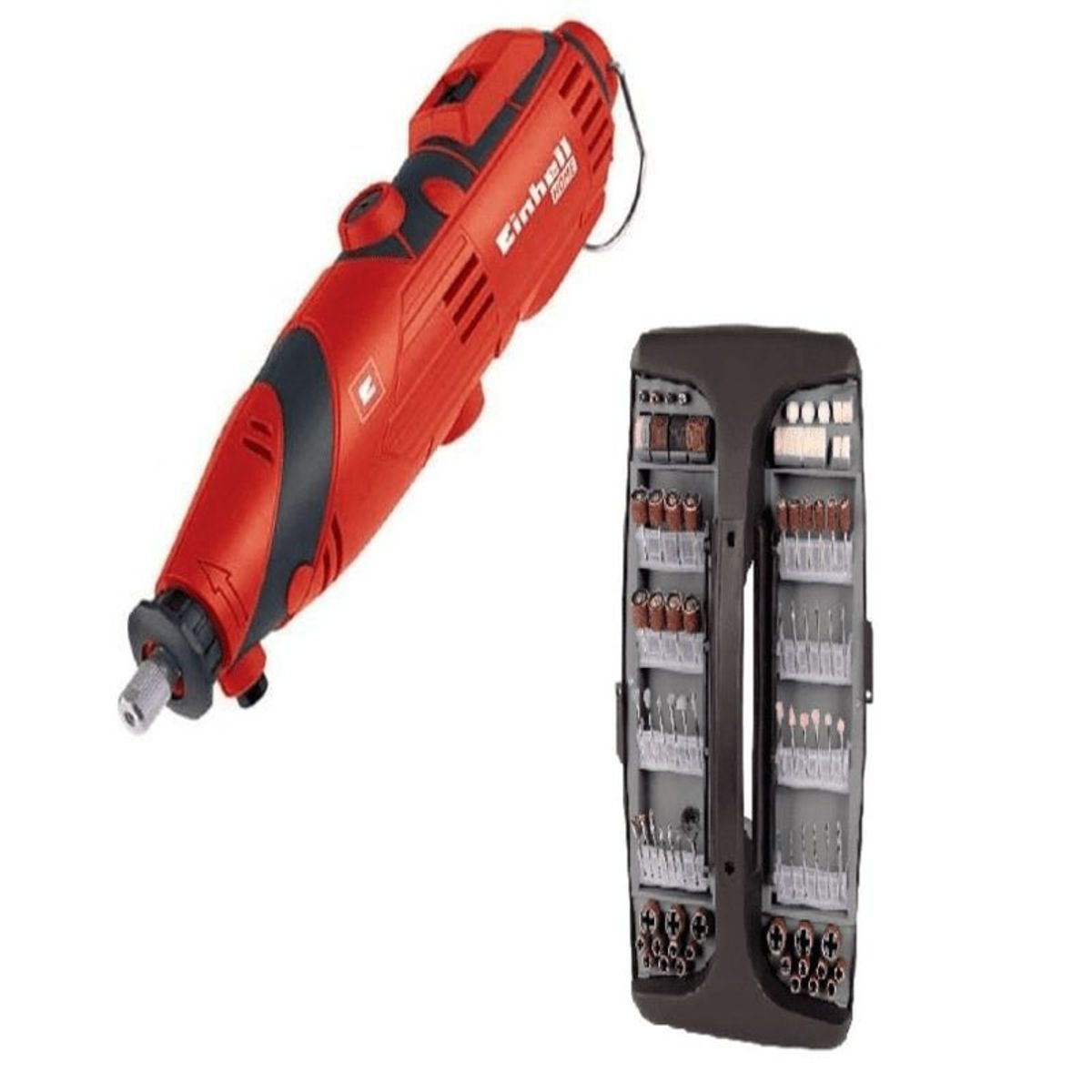 EINHELL - MOTOTOOL ELECTRICO 135W CON EJE FLEXIBLE Y 189 PZS