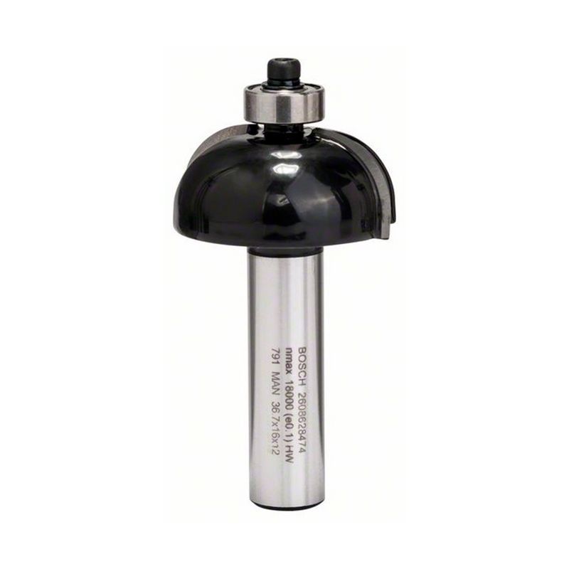BOSCH - FRESA RUTEADORA MADERA CONCAVA 1/2" X 1/4" 2 FILOS