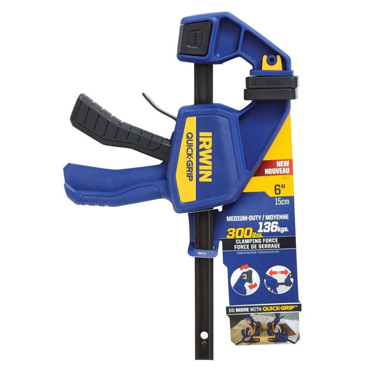 IRWIN - PRENSA RAPIDA DE GATILLO 6" QUICK GRIP IRWIN