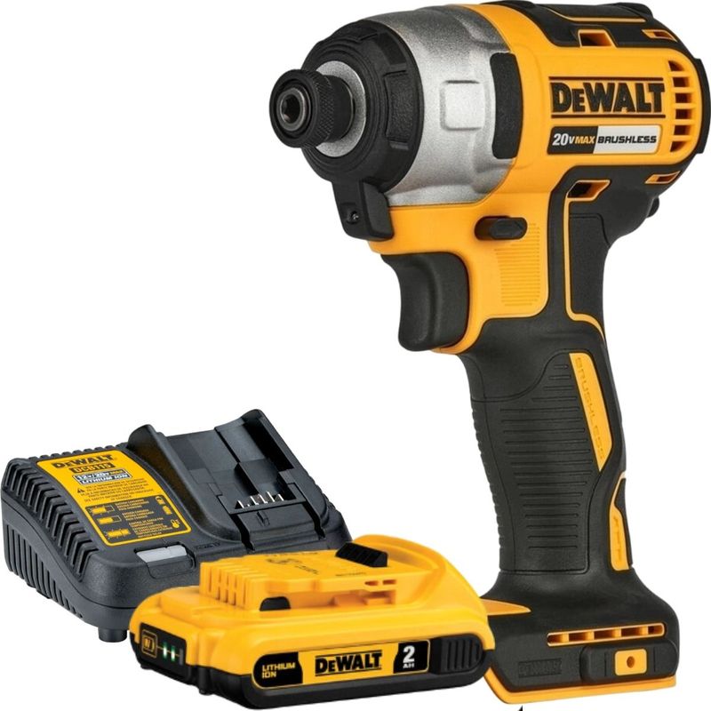 DEWALT - DESC ATORNILLADOR IMPACTO 20V1/4"BRUS 1BAT 3AH/CAR