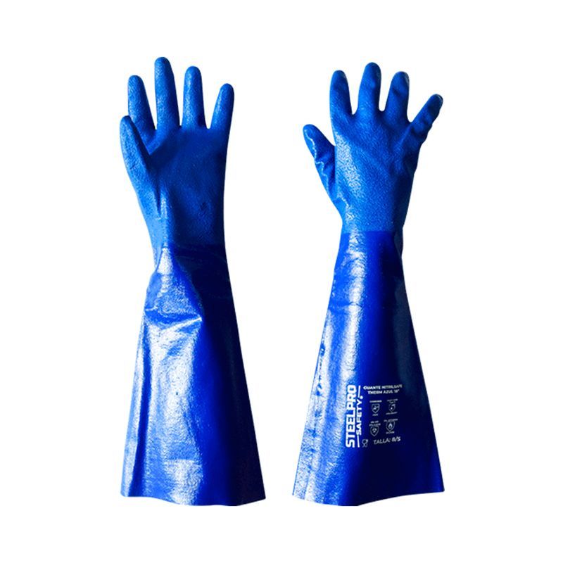 STEELPRO - GUANTE NITRILSAFE THERM 18" T-9