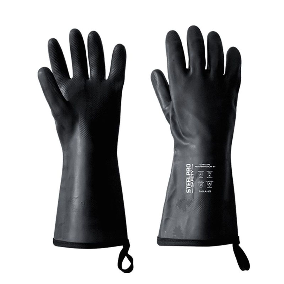 STEELPRO - GUANTE ULTRASAFE 15 T8 KEVLAR NEGRO 350°C