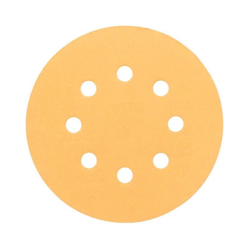BOSCH - DISCO LIJA MADERA/PINTUÑA G80 5"C470 VELCRO 8 HUEC (3 UNDS)