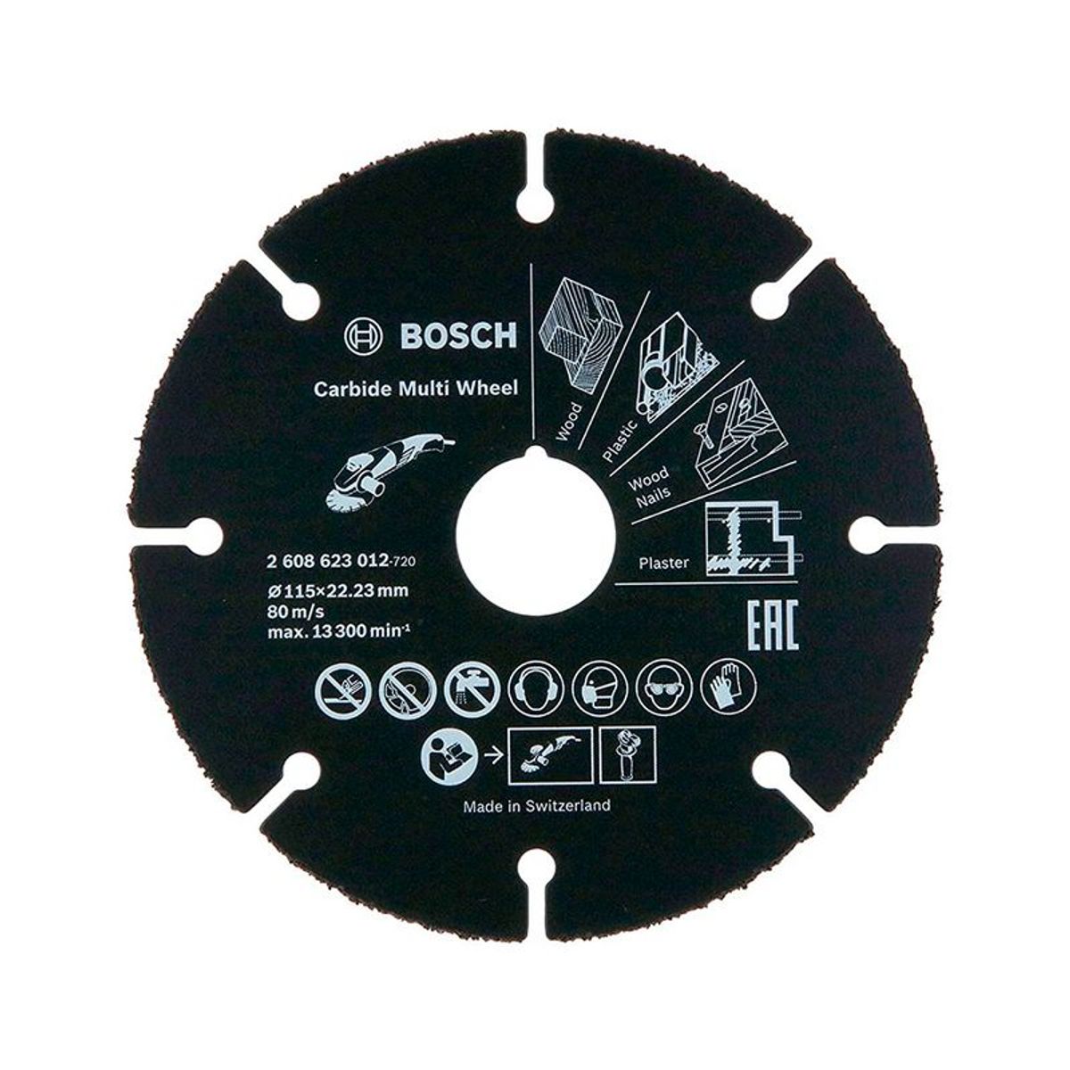 BOSCH - DISCO MULTIMATERIAL 4.1/2" (MADERA,PLASTICO)