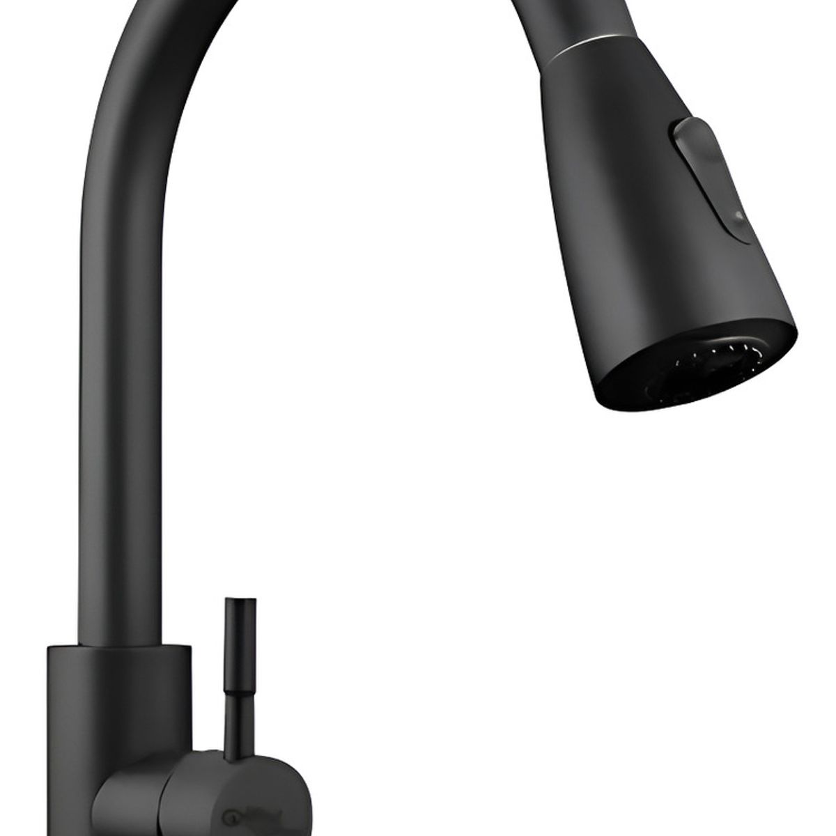 GENERICO - Llave Grifo Extensible Lavaplatos Monocontrol Mate Negra