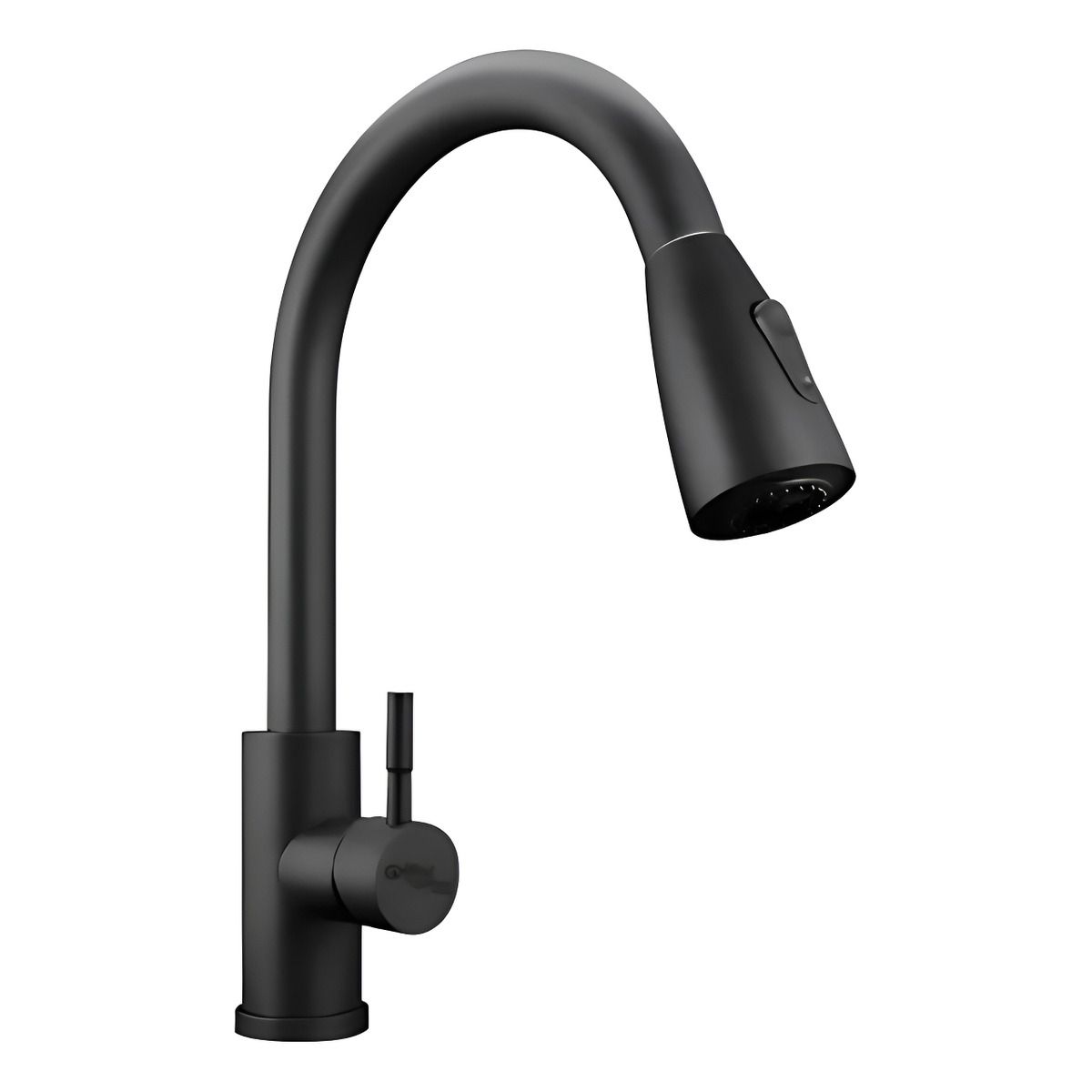 GENERICO - Llave Grifo Extensible Lavaplatos Monocontrol Mate Negra