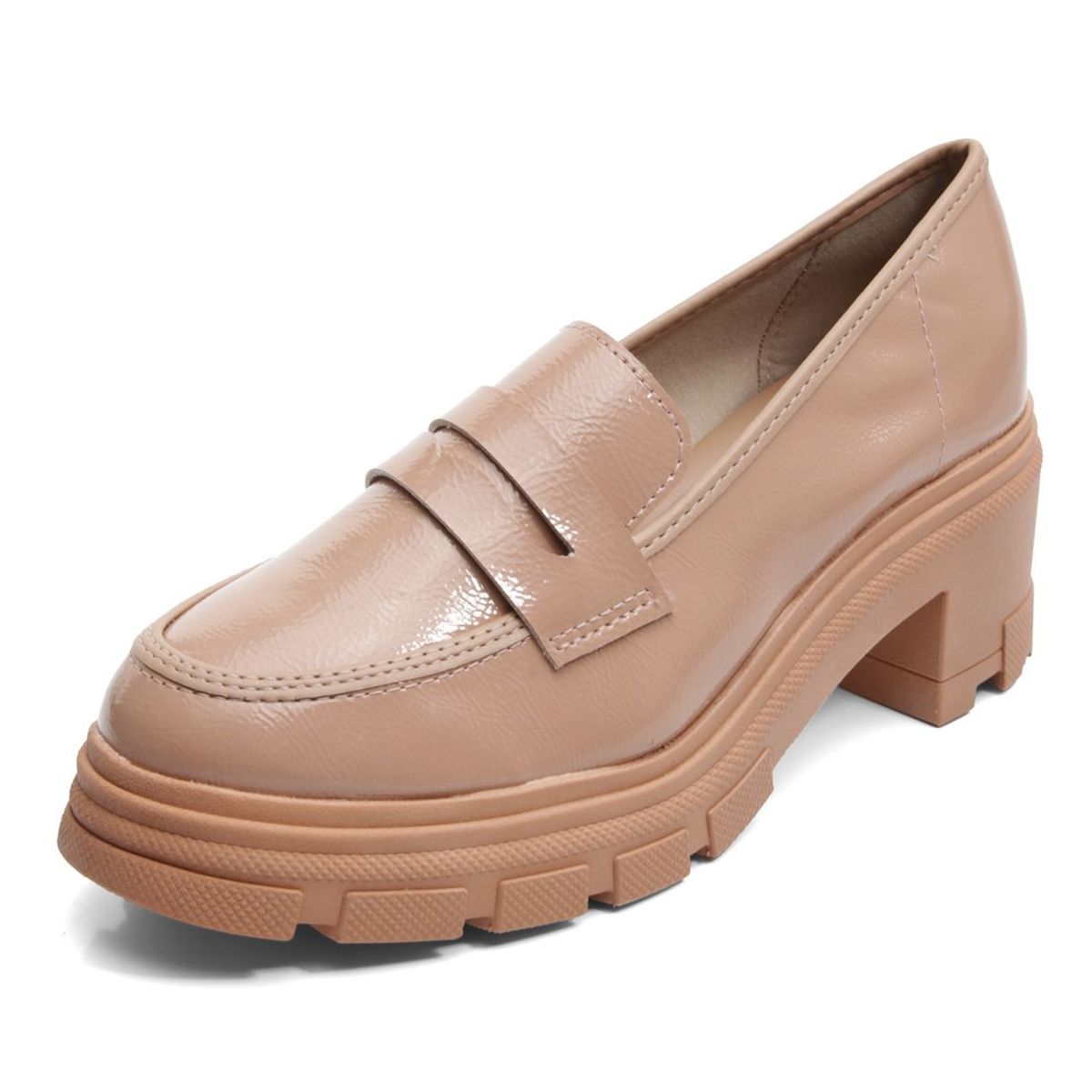 MOLECA - Mocasín Chunky Nude moleca