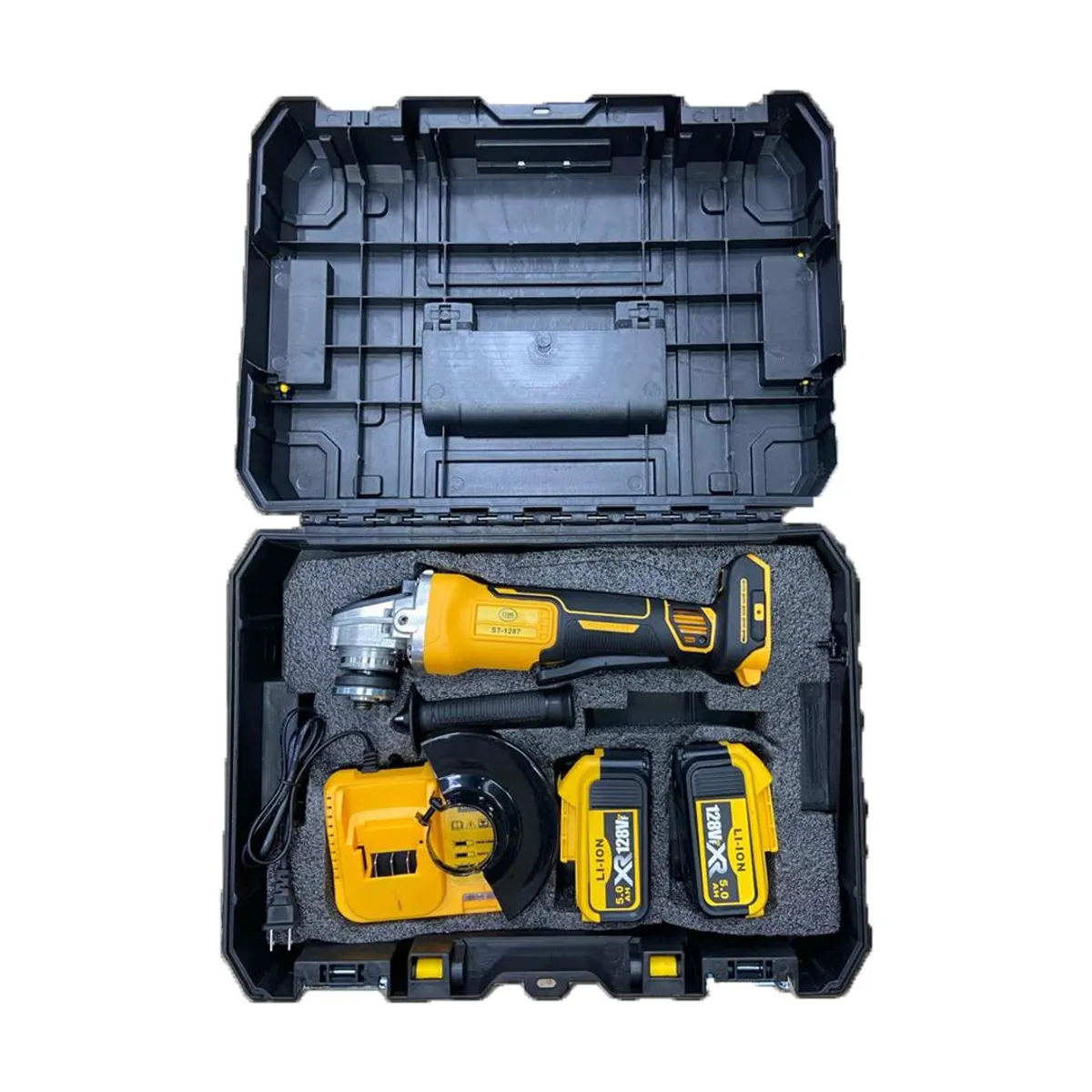 AMERICO SHOP - Pulidora Inalambrica 4,5 Pulgadas con 2 Baterias