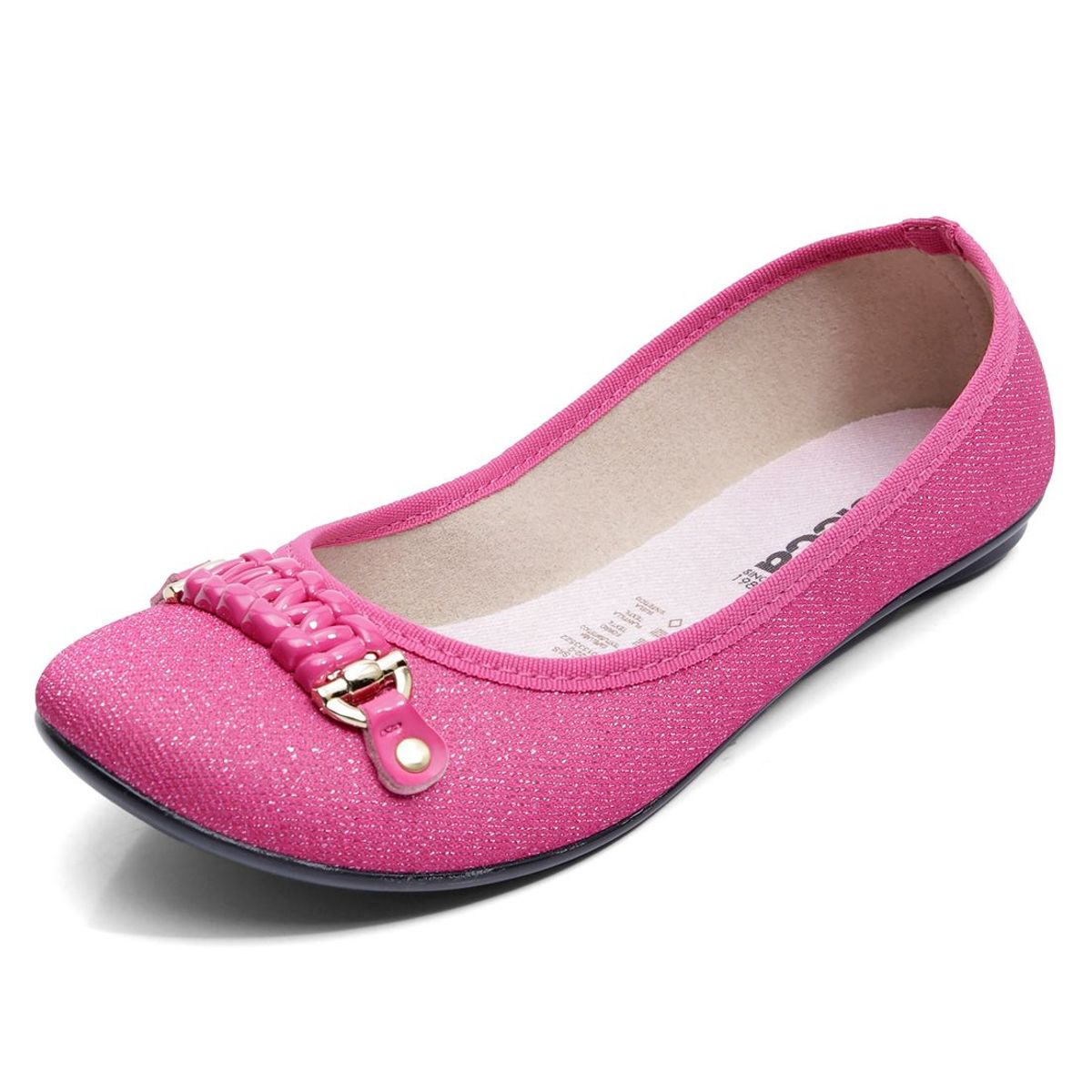 MOLECA - Baleta Magenta- Plata moleca