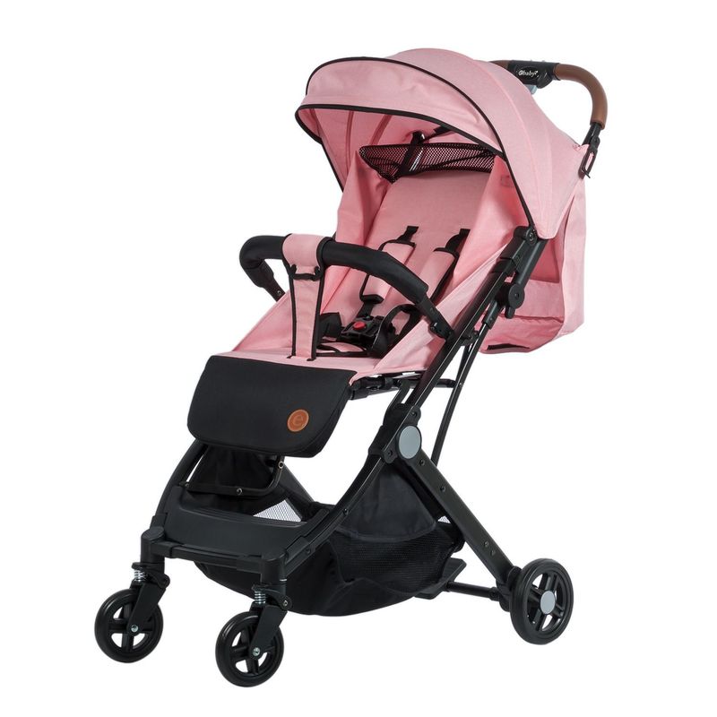 EBABY - Coche Maleta COMPACT EB195 - ROSA