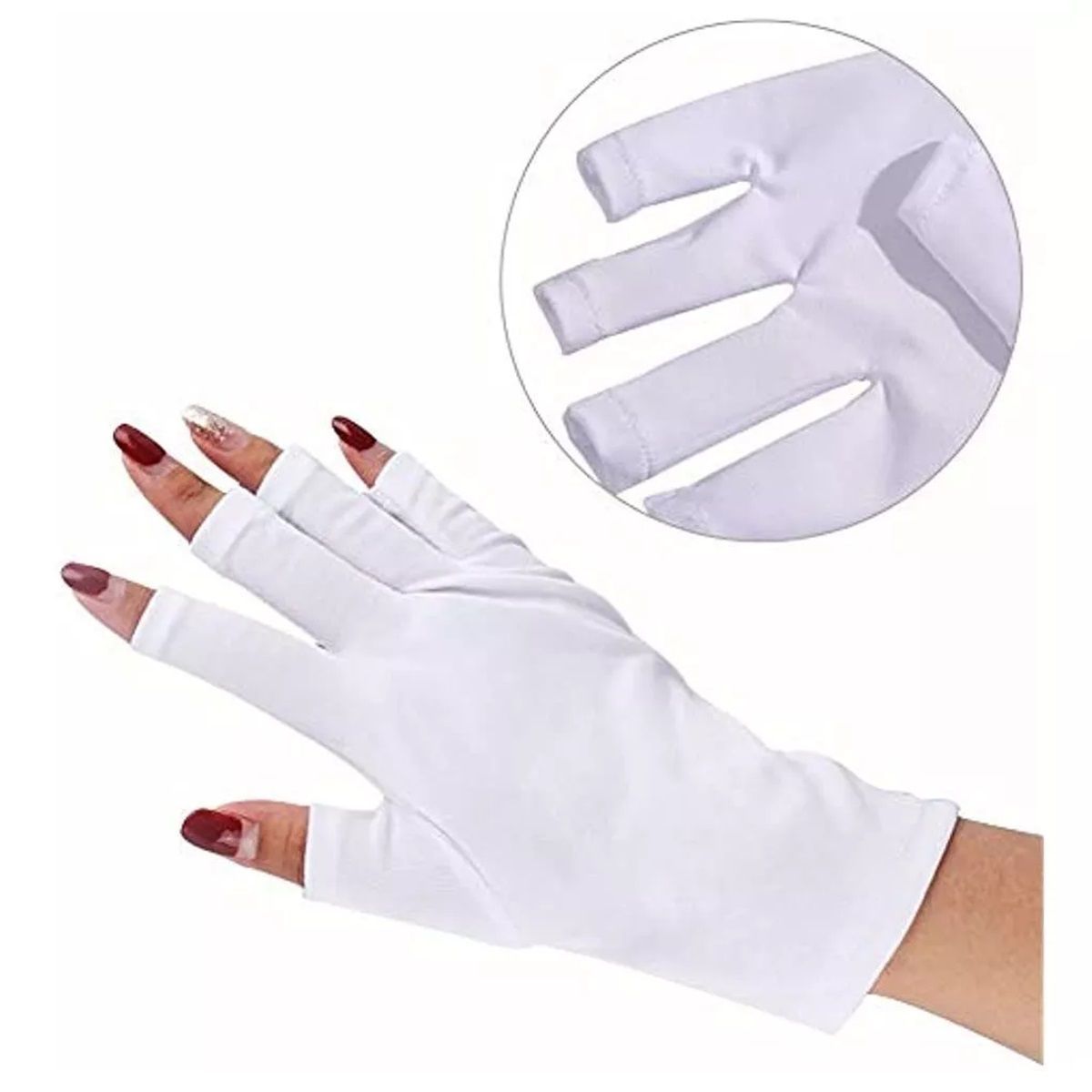 GENERICO - Guantes Protección UV Manicura Segura y Cómoda