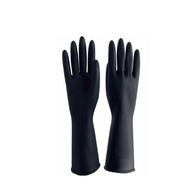 PROTEX - GUANTE CAUCHO NEGRO CALIBRE 25 T-9
