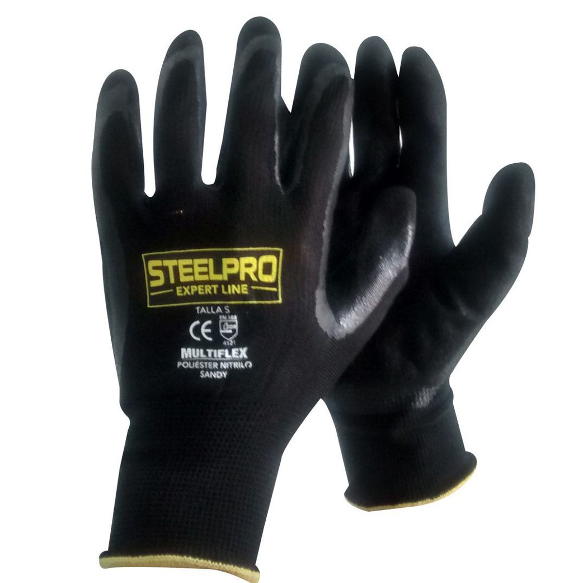 STEELPRO - GUANTE MULTIFLEX POLIESTER NITRILO T-L