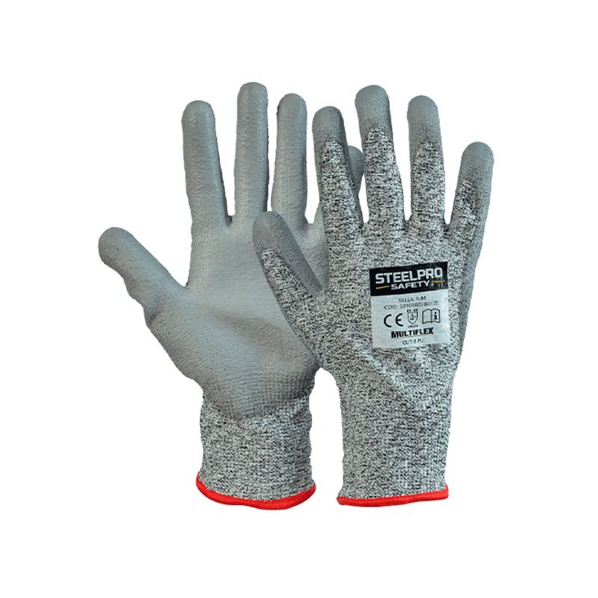 STEELPRO - GUANTE MULTIFLEX DEENEMA ANTICORTE CUT-5 T-XS