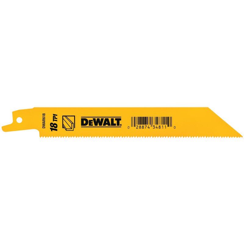 DEWALT - SEGUETA PARA CALADORA SIERRA SABLE 6" X 18TPI  MET