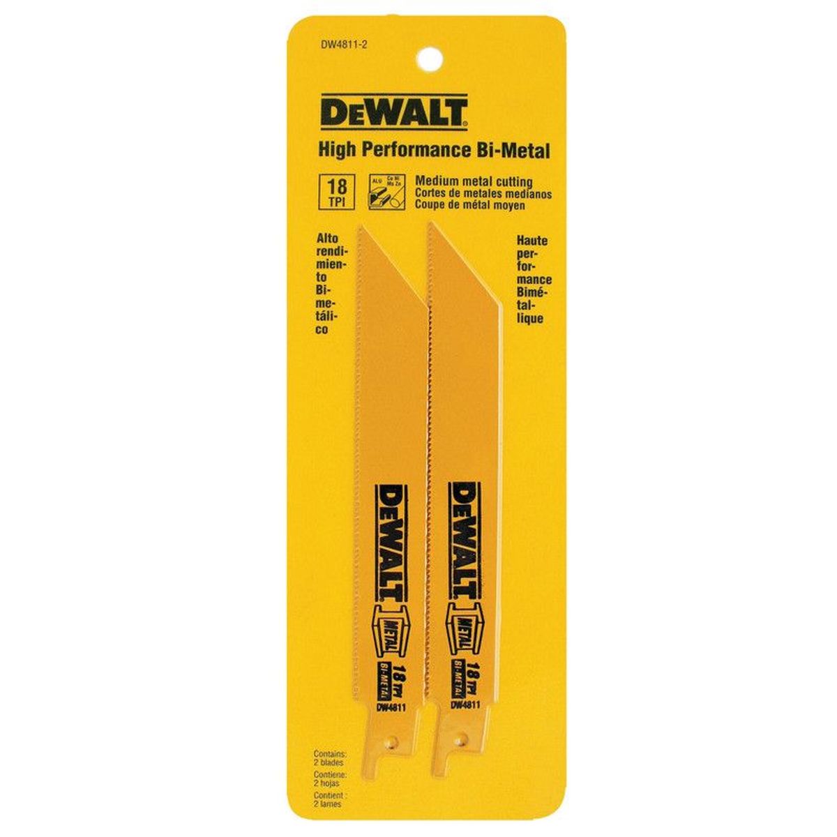 DEWALT - SEGUETA PARA CALADORA SIERRA SABLE 6" X 18TPI  MET