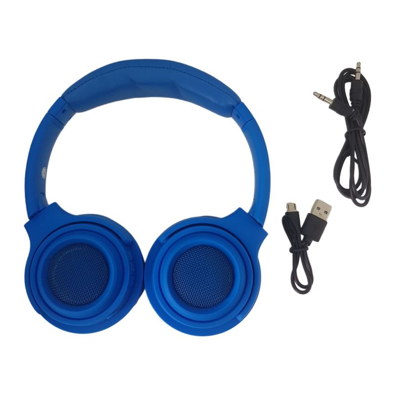 GENERICO - Audifonos Inalambricos Gamer Bluetooth Y Microfono Gm-026 AZUL